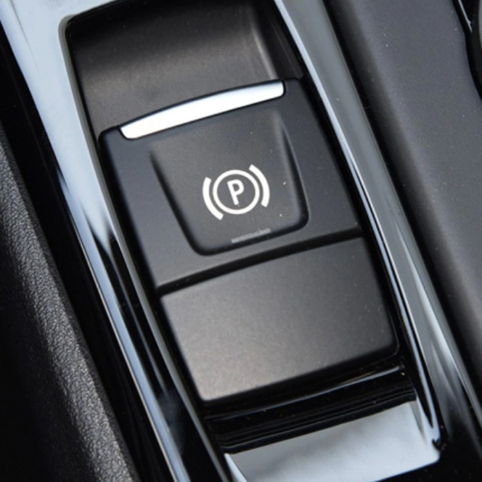 Buton Capac Frana Parcare Parking Dedicat BMW X1 F48 F49 X2 F39 F45 F46 F52, Negru [5]