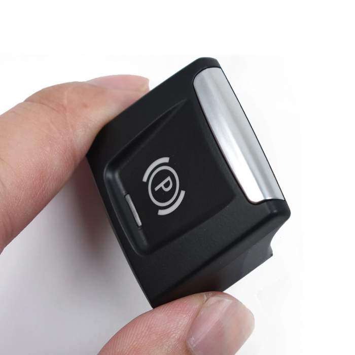 Buton Capac Frana Parcare Parking Dedicat BMW X1 F48 F49 X2 F39 F45 F46 F52, Negru [3]