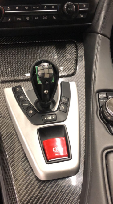 Buton Frana Parking BMW F01 F02 F06 F12 F07 F10 F11 F25 F26, NonFacelift, Rosu [6]