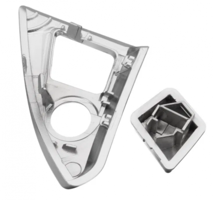 Buton Ornament Cotiera Dedicat BMW Seria 5 F10 F11, NonFacelift, Crom [3]