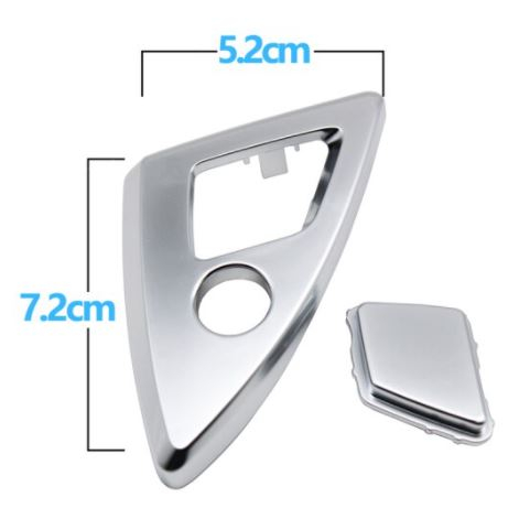 Buton Ornament Cotiera Dedicat BMW Seria 5 F10 F11, Facelift, Crom [3]