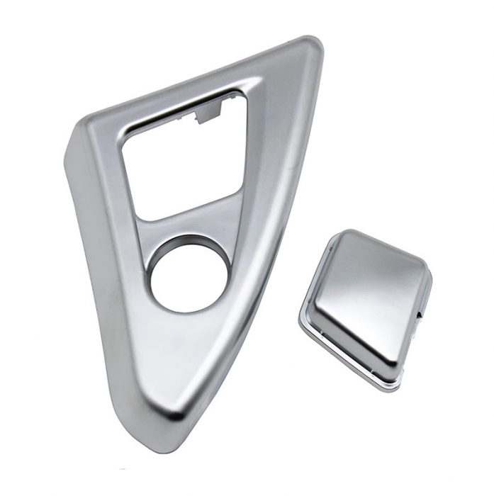 Buton Ornament Cotiera Dedicat BMW Seria 5 F10 F11, NonFacelift, Crom [1]