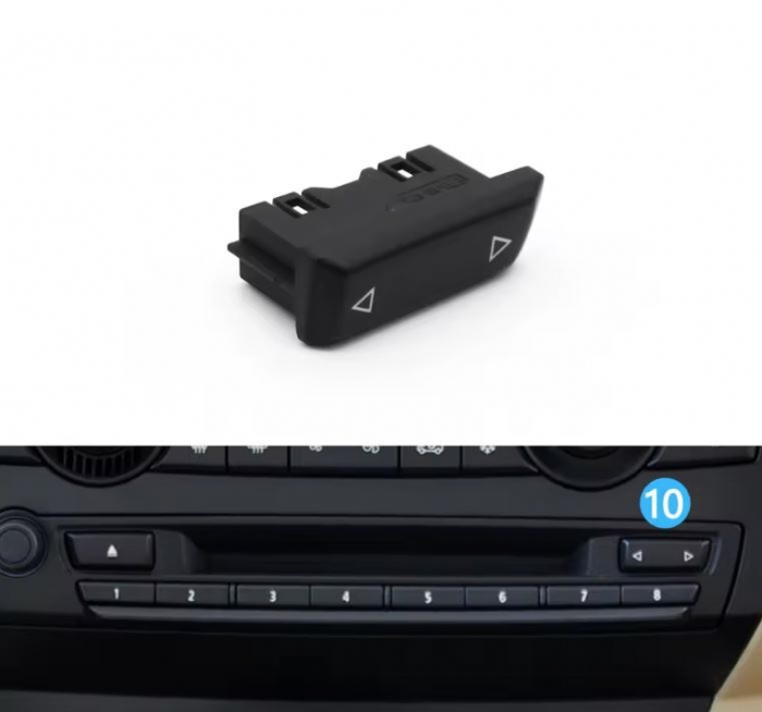 Buton Panou CD Radio Dedicat BMW E70 E71 X5 X6 [2]