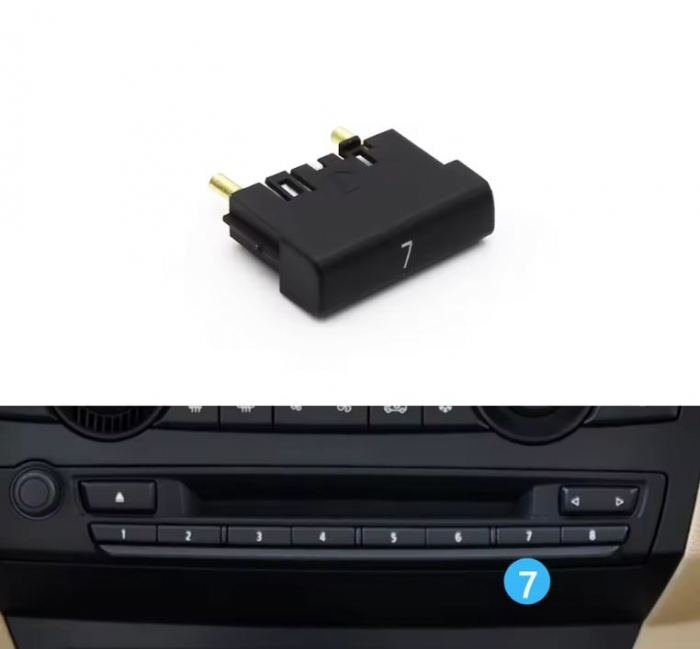 Buton Panou CD Radio Dedicat BMW E70 E71 X5 X6, 7 [2]