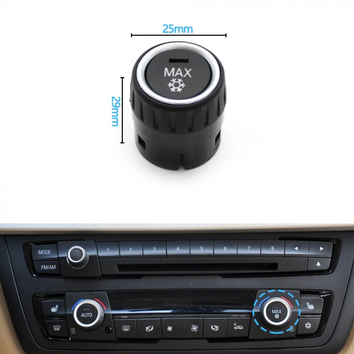 Buton Panou Clima Dedicat BMW BMW F20 F21 F22 F87 F30 F31 F34 F32 F36, Max [3]