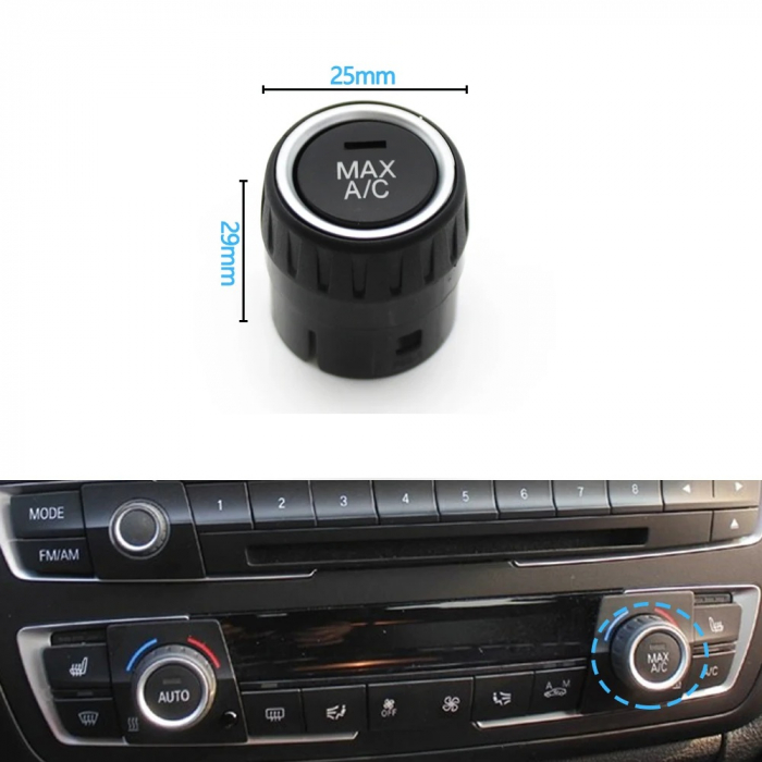 Buton Panou Clima Dedicat BMW BMW F20 F21 F22 F87 F30 F31 F34 F32 F36, Max AC [3]