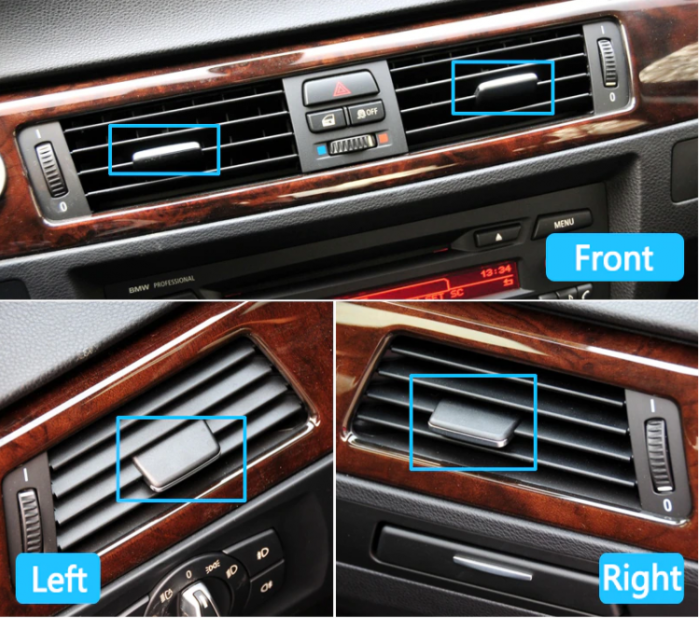 Pin Ornament Grila Ventilatie Dedicat BMW Seria 3 E90 E91 E92 E93, Grila Fata [3]