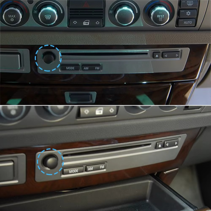 Buton Rotita Consola Radio Dedicat BMW E65 E66 2002-2007, Volum Audio [4]