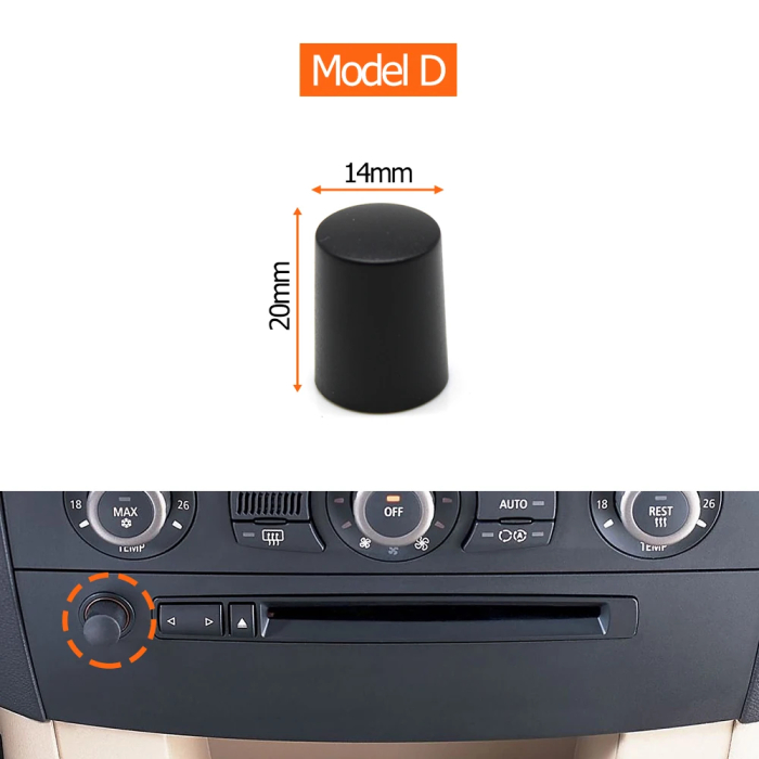 Buton Rotita Consola Radio Dedicat BMW E60 E61 E65 E66, Volum Audio, D [2]