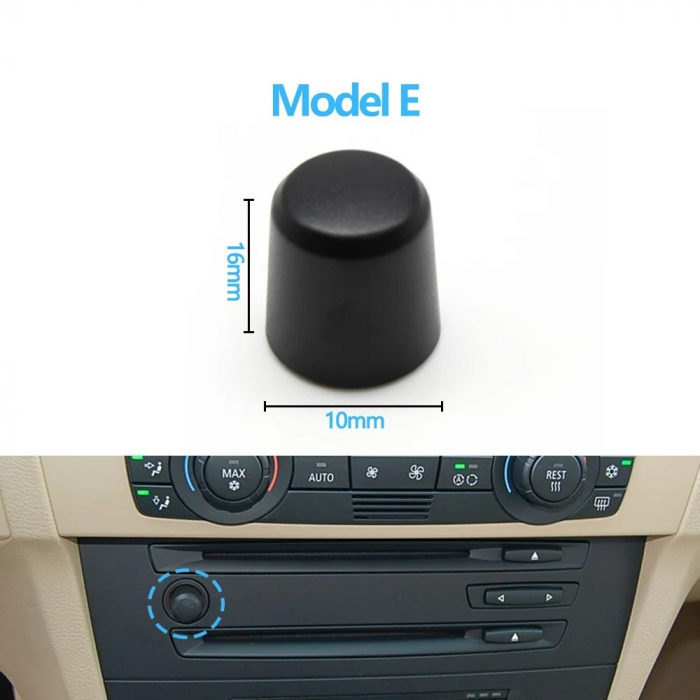 Buton Rotita Consola Radio Dedicat BMW E90 E81 E82 E87 E88, Volum Audio, E [2]