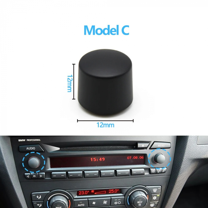 Buton Rotita Consola Radio Dedicat BMW E90 E81 E82 E87 E88, Volum Audio, C [2]