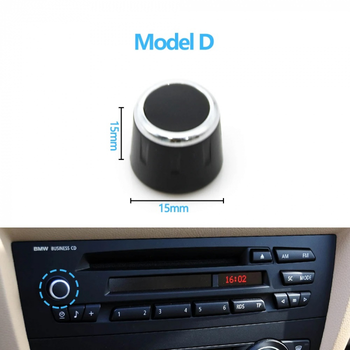 Buton Rotita Consola Radio Dedicat BMW E90 E81 E82 E87 E88, Volum Audio, D [2]