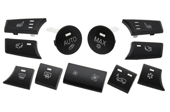 Set 11 Butoane Panou Clima Ventilatie AC Dedicat BMW X5 X6 E70 E71 [1]