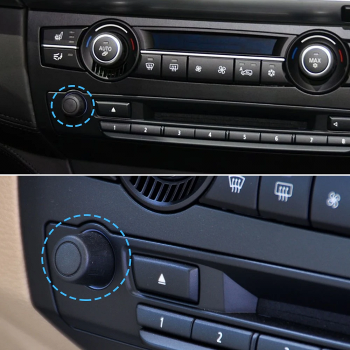 Buton Rotita Consola Radio Dedicat BMW X5 X6 E70 E71, Volum Audio  [5]