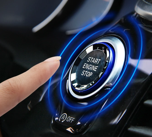 Buton Start Stop Cristal Fseries F30 F34 F36 F15 F16, Albastru [5]