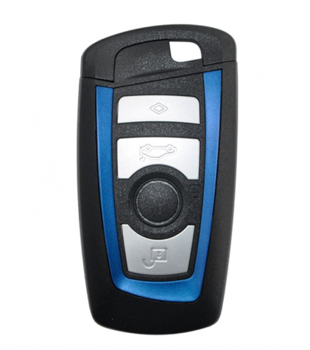 Carcasa Cheie Telecomanda Dedicat BMW Seria F, 4 butoane, Albastru [1]