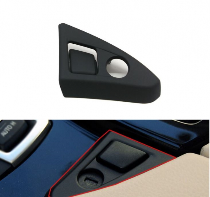 Buton Ornament Cotiera Dedicat BMW Seria 5 F10 F11, NonFacelift, Negru [3]