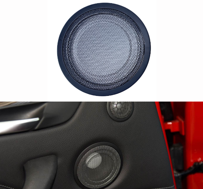 Grila Sita Boxa Difuzor Usa Dedicat BMW X1 X2 F48 F49 F39 F45 F46, Negru [2]