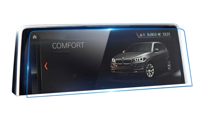 Folie 9H Protectie Ecran Navigatie Dedicat BMW X5 X6 F15 F16, F020 [1]