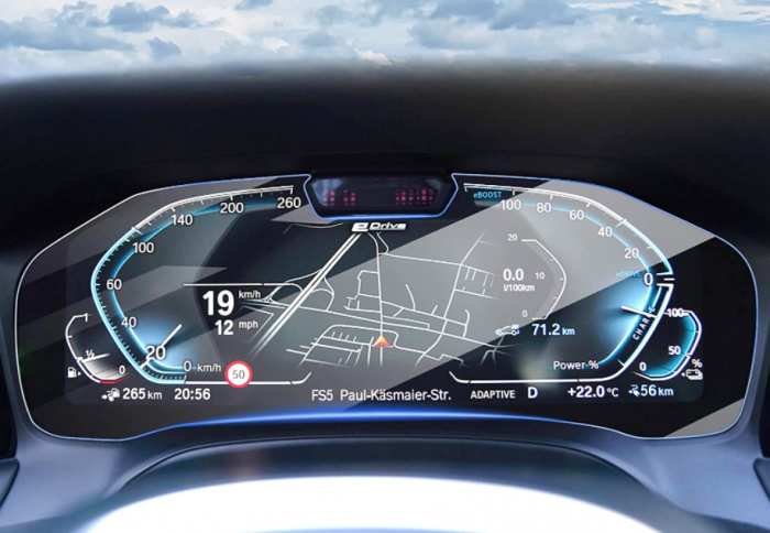 Folie 9H Sticla Ecran Display Vitezometru Turometru cu Camera BMW 5 6GT 7 G11 G12 G30 G31, F013 [4]