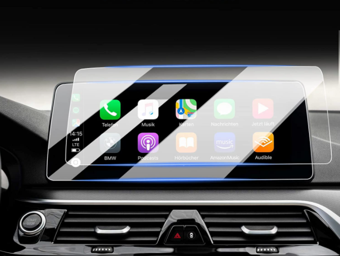 Folie protectie ecran navigatie Dedicat BMW seria 5 6GT G30 G31 G32, 2021-, cod F011 [2]