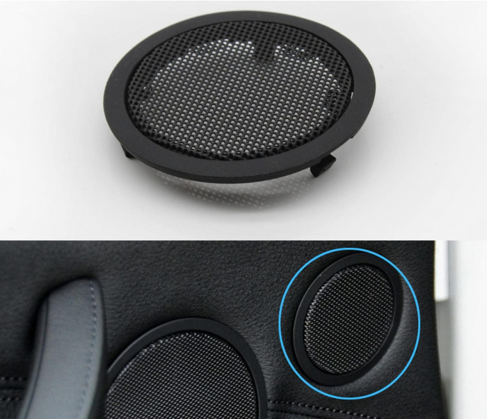Grila Sita Boxa Difuzor Tweeter Usa Dedicat BMW X5 X6 5GT E70 E71 F07, Negru [2]