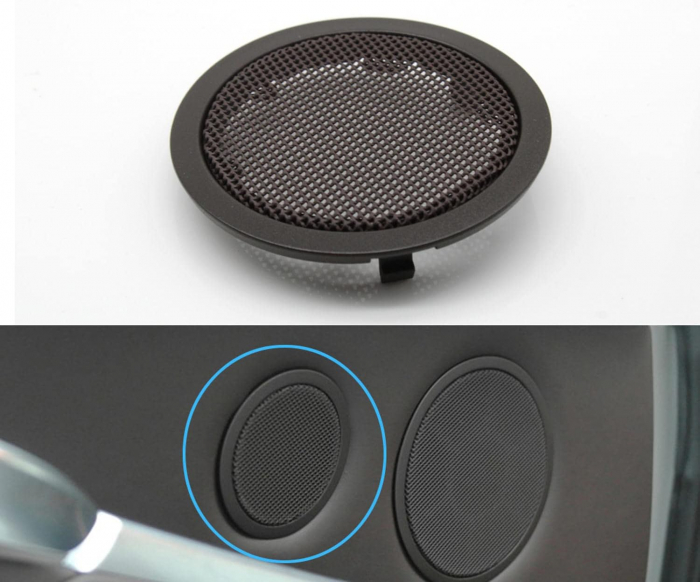 Grila Sita Boxa Difuzor Tweeter Usa Dedicat BMW X5 X6 5GT E70 E71 F07, Moka [2]