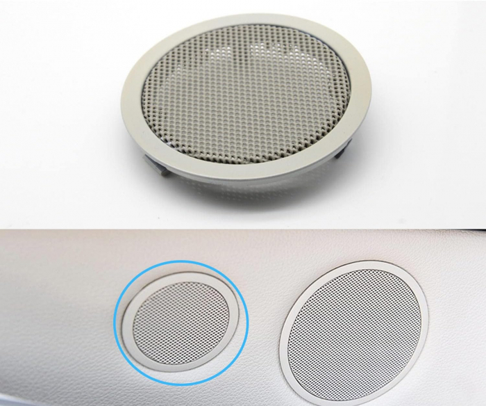 Grila Sita Boxa Difuzor Tweeter Usa Dedicat BMW X5 X6 5GT E70 E71 F07, Oyster [2]