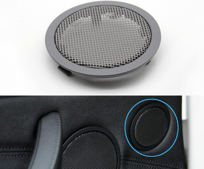 Grila Sita Boxa Difuzor Tweeter Usa Dedicat BMW X5 X6 5GT E70 E71 F07, Gri [2]