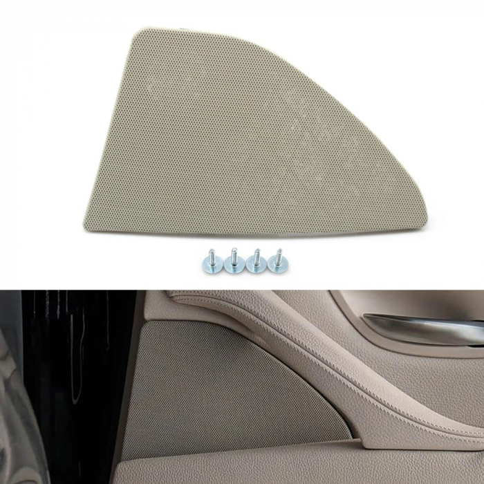 Grila Sita Capac Difuzor Boxa Usa Portiera Dedicat BMW Seria 5 F10 F11, Spate, Dreapta, Oyster [2]