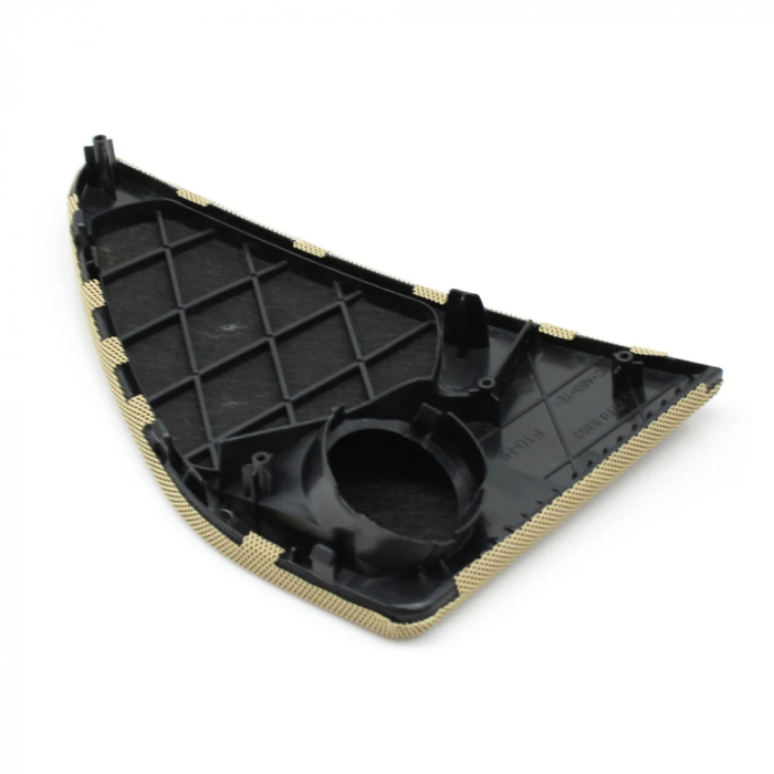 Grila Sita Capac Difuzor Boxa Usa Portiera Dedicat BMW Seria 5 F10 F11, Spate, Stanga, Bej [2]