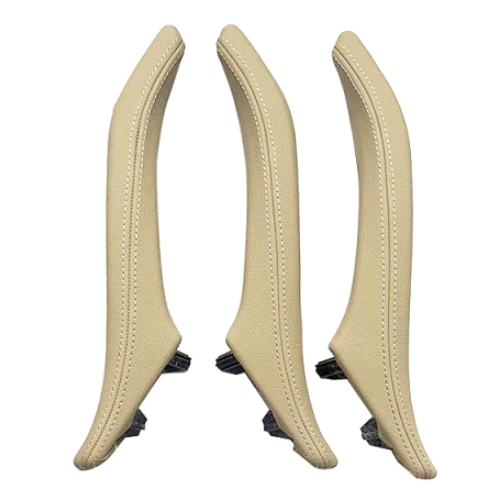 Set 3 Manere Complete Usi Pasageri Dedicat BMW Seria 5 F10 F11, Bej [1]