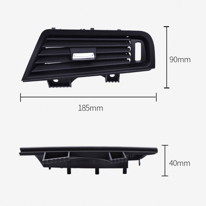 Grila Ventilatie Aer Dedicat BMW Seria 5 F10 F11, Dreapta, fara insertii crom [3]