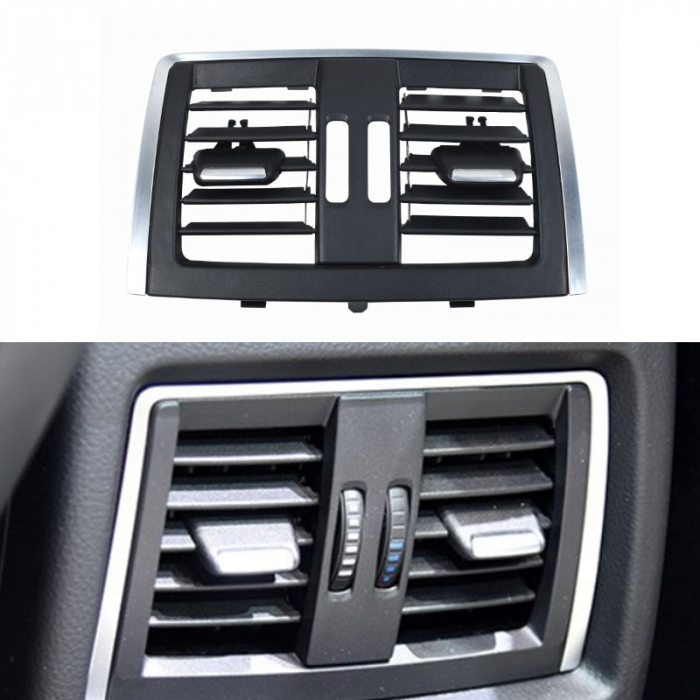 Grila Ventilatie Aer Dedicat BMW F20 F22 F30 F31 F32 F33 F34 F35 F36 F82 F83, Spate, Cu Crom [6]