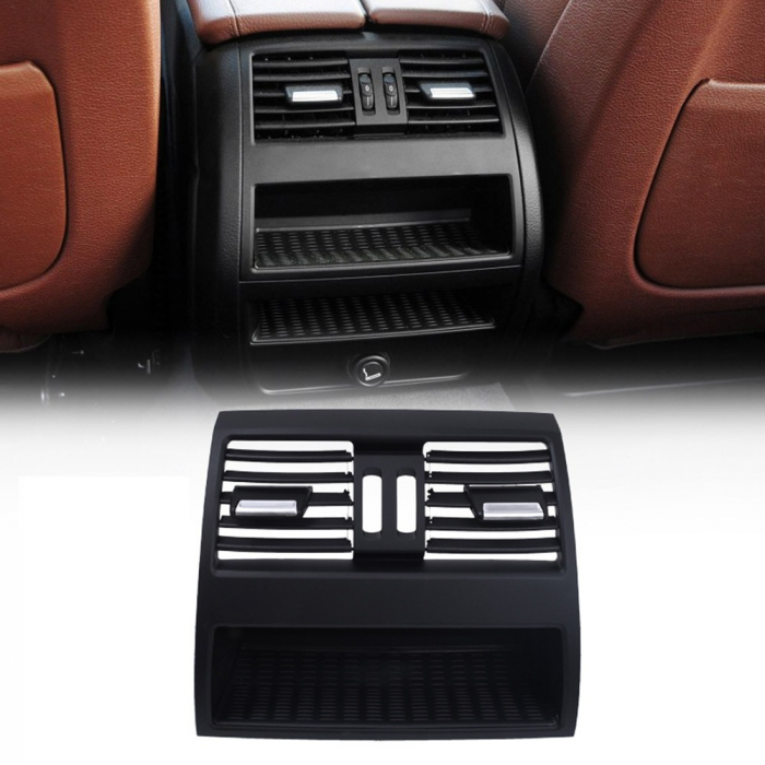 Grila Ventilatie Aer Dedicat BMW Seria 5 F10 F11, Spate, Standard, fara insertii crom [2]