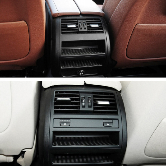 Grila Ventilatie Aer Dedicat BMW Seria 5 F10 F11, Cu incalzire, fara insertii crom [2]