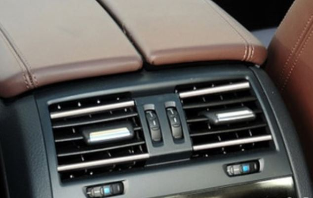 Grila Ventilatie Aer Dedicat BMW Seria 5 F10 F11, Climatronic, cu insertii crom [2]