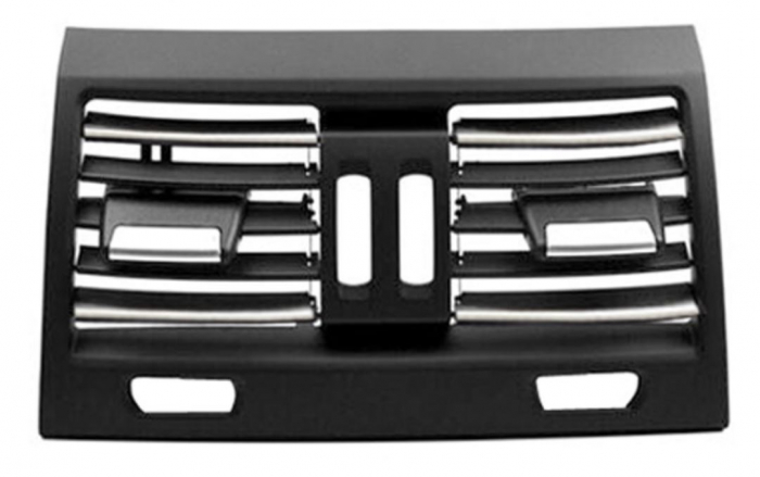 Grila Ventilatie Aer Dedicat BMW Seria 5 F10 F11, Climatronic, cu insertii crom [1]