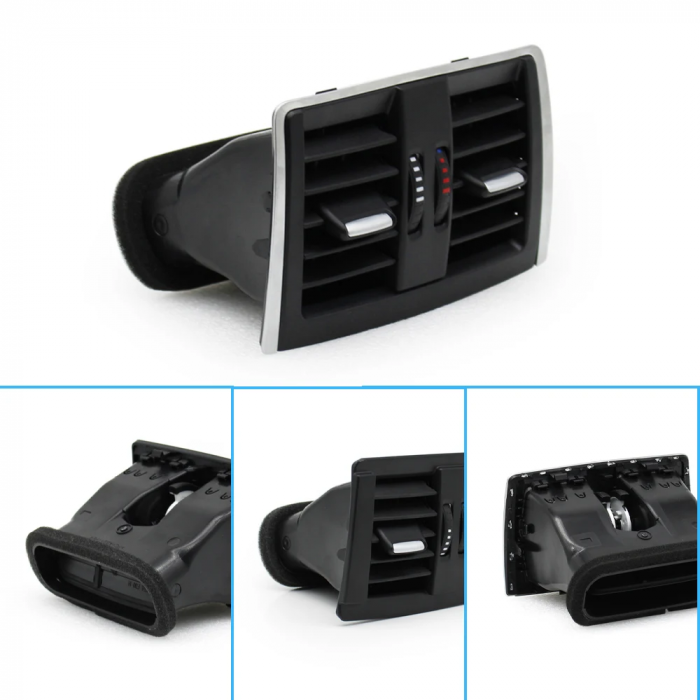 Ansamblu Grila Ventilatie Aer Dedicat BMW F20 F22 F30 F31 F32 F33 F34 F35 F36 F82 F83 F87, Cu Crom [2]