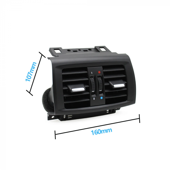 Ansamblu Grila Ventilatie Aer Central-Spate Dedicat BMW X3 F25 X4 F26, Spate [2]