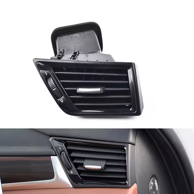 Ansamblu Grila Ventilatie Aer Dedicat BMW X1 E84, Dreapta, Negru Lucios [2]