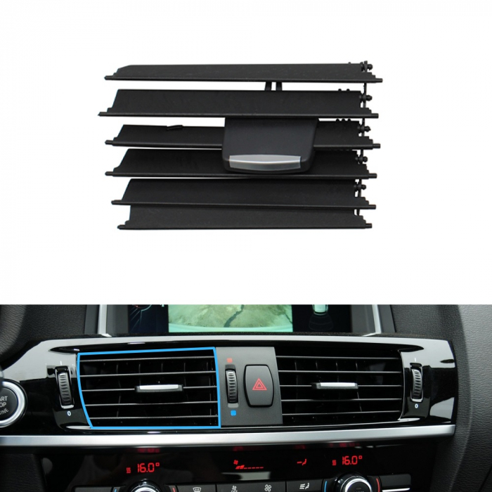 Grila Ventilatie Aer Dedicat BMW X3 F25 X4 F26, Central Stanga [2]