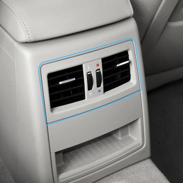 Grila Ventilatie Aer Dedicat BMW Seria 3 E90 E91, Central-Spate, Gri [3]