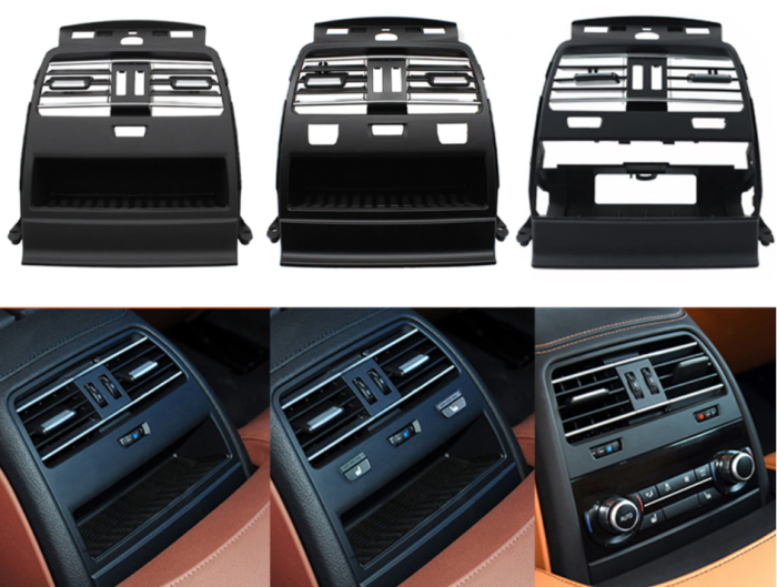 Grila Ventilatie Aer Dedicat BMW Seria 6 F06 F12 F13, Spate, Standard [5]