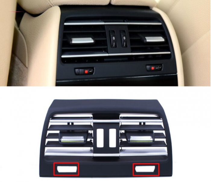 Grile Ventilatie Aer Dedicat BMW Seria 7 F01 F02, Spate, climatronic [4]