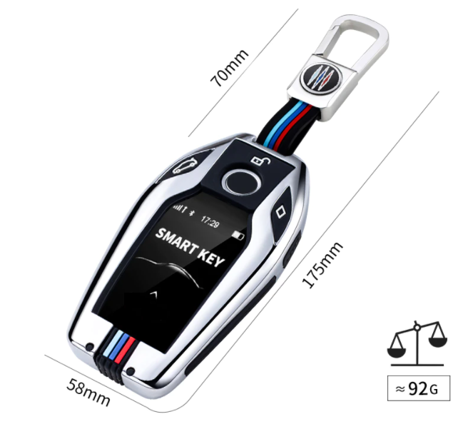Husa Breloc Protectie Cheie Telecomanda Dedicat BMW G01 G02 G05 G06 G07 G11 G12 G20 G30, Argintiu [4]
