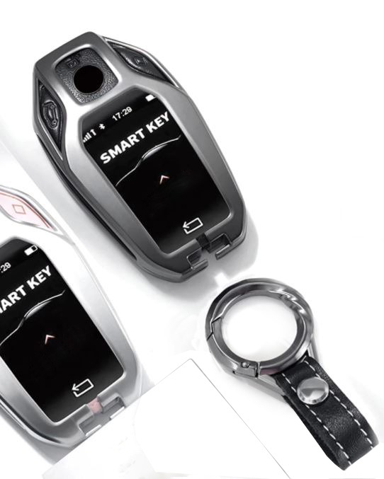 Husa Breloc Protectie Cheie Telecomanda Butoane BMW G01 G02 G05 G06 G07 G15 G20 G21 G22 G30 G31, Gri [4]