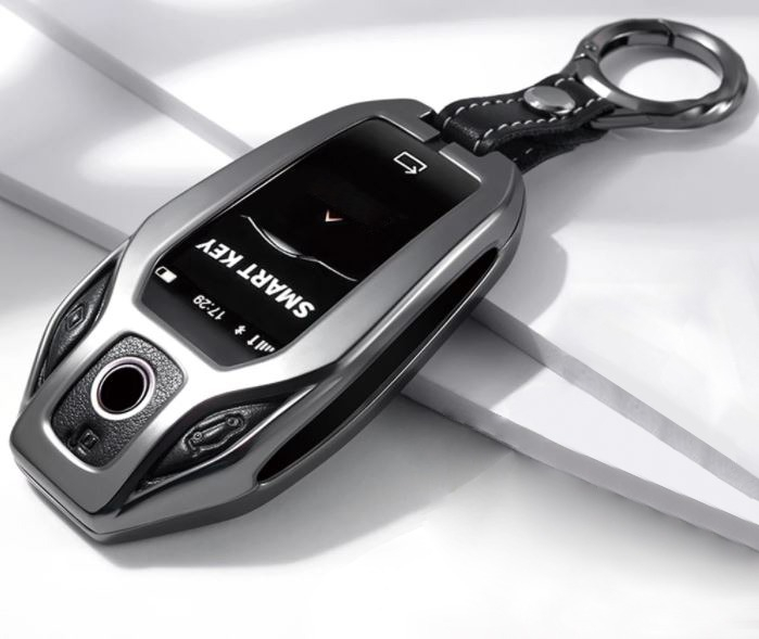 Husa Breloc Protectie Cheie Telecomanda Butoane BMW G01 G02 G05 G06 G07 G15 G20 G21 G22 G30 G31, Gri [2]