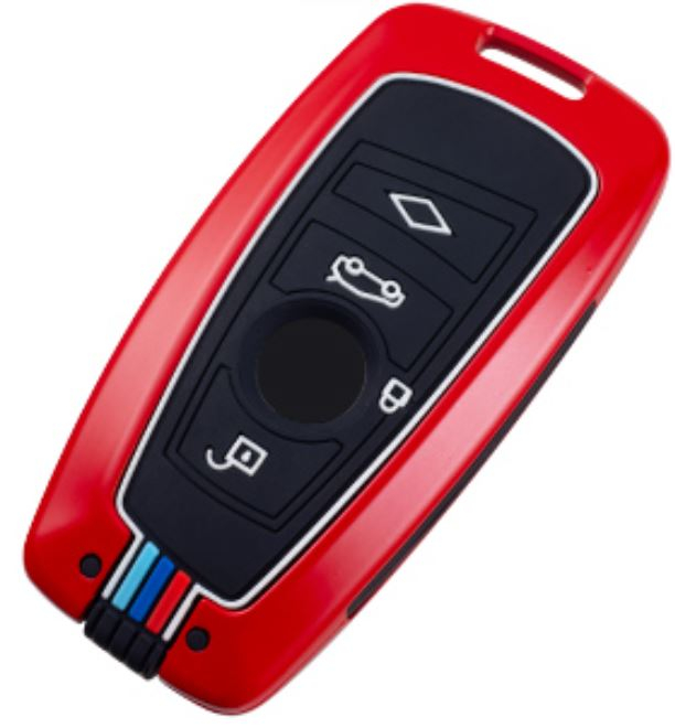 Husa Breloc Protectie Cheie Telecomanda Dedicat BMW F01 F06 F10 F11 F13 F25 F30 F31 F32 F34, Rosu [3]