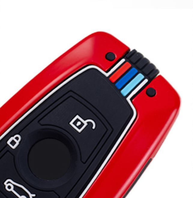Husa Breloc Protectie Cheie Telecomanda Dedicat BMW F01 F06 F10 F11 F13 F25 F30 F31 F32 F34, Rosu [5]